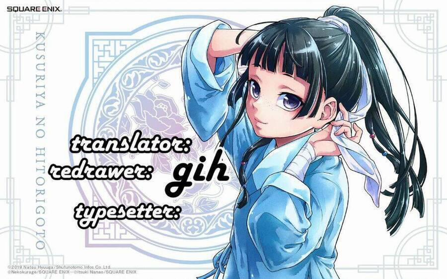 Dược Sư Tự Sự – Nhật Ký Giải Mã Bí Ẩn Chốn Hậu Cung Của Maomao 40 trang 35