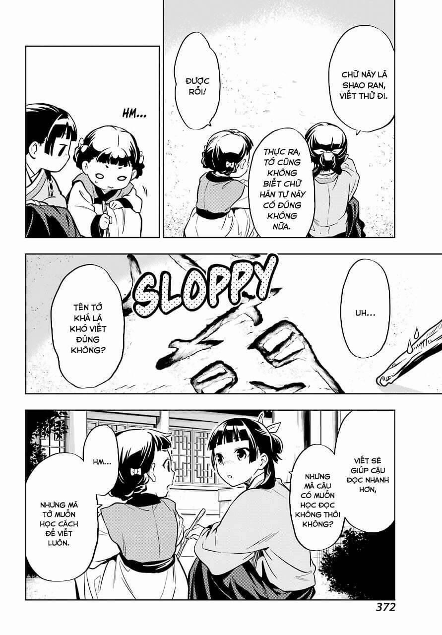 Dược Sư Tự Sự – Nhật Ký Giải Mã Bí Ẩn Chốn Hậu Cung Của Maomao 41 trang 28