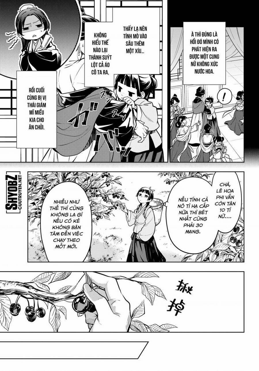 Dược Sư Tự Sự – Nhật Ký Giải Mã Bí Ẩn Chốn Hậu Cung Của Maomao 49 trang 13