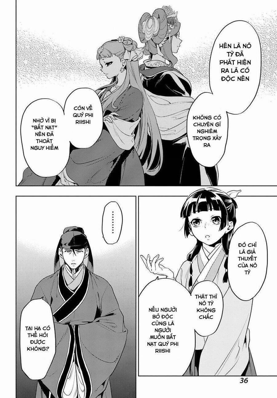 Dược Sư Tự Sự – Nhật Ký Giải Mã Bí Ẩn Chốn Hậu Cung Của Maomao 9 trang 28