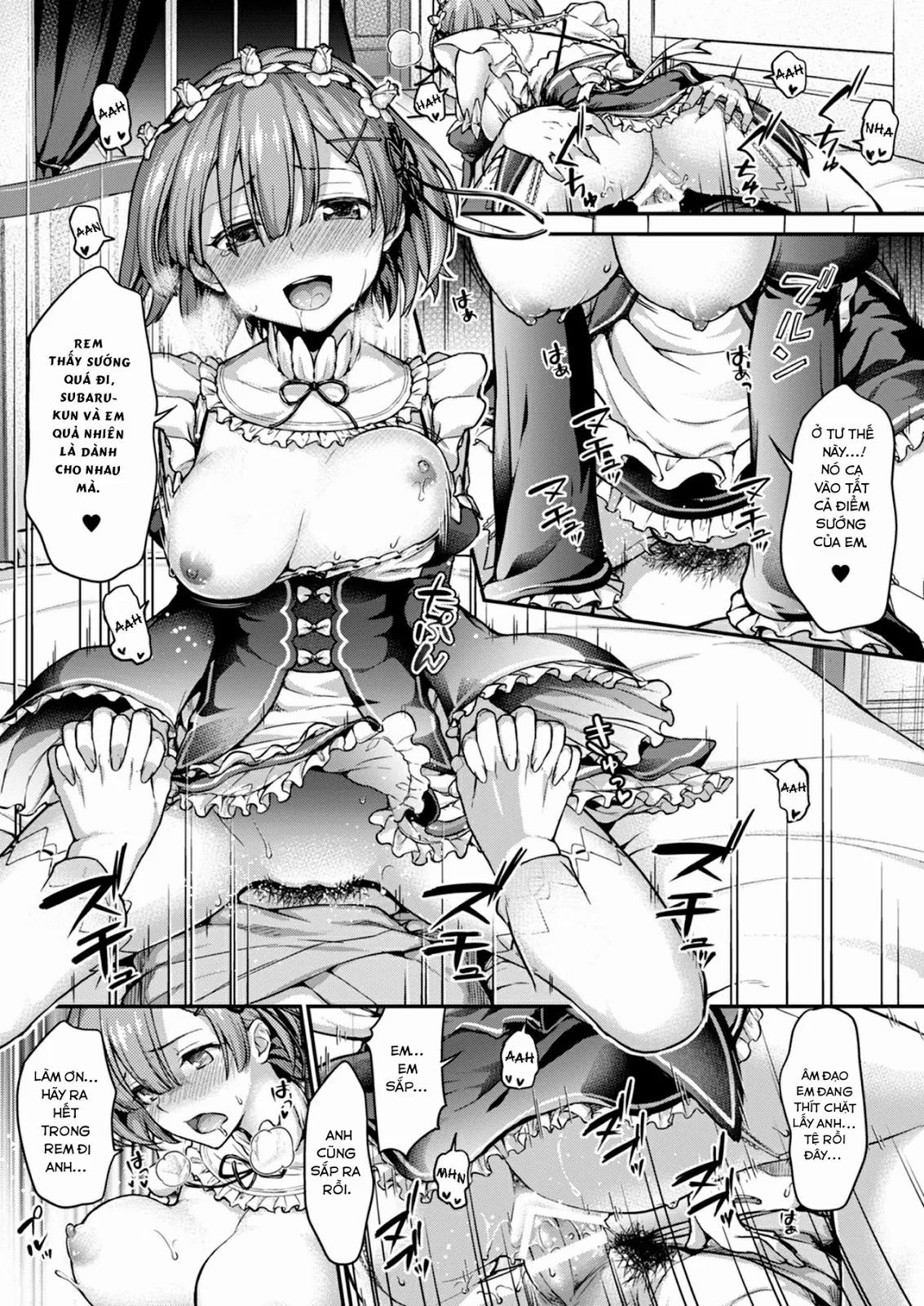 Ecchi Kara Hajimeru Fujun Isei Kouyuu (Re:zero) OneShot trang 11