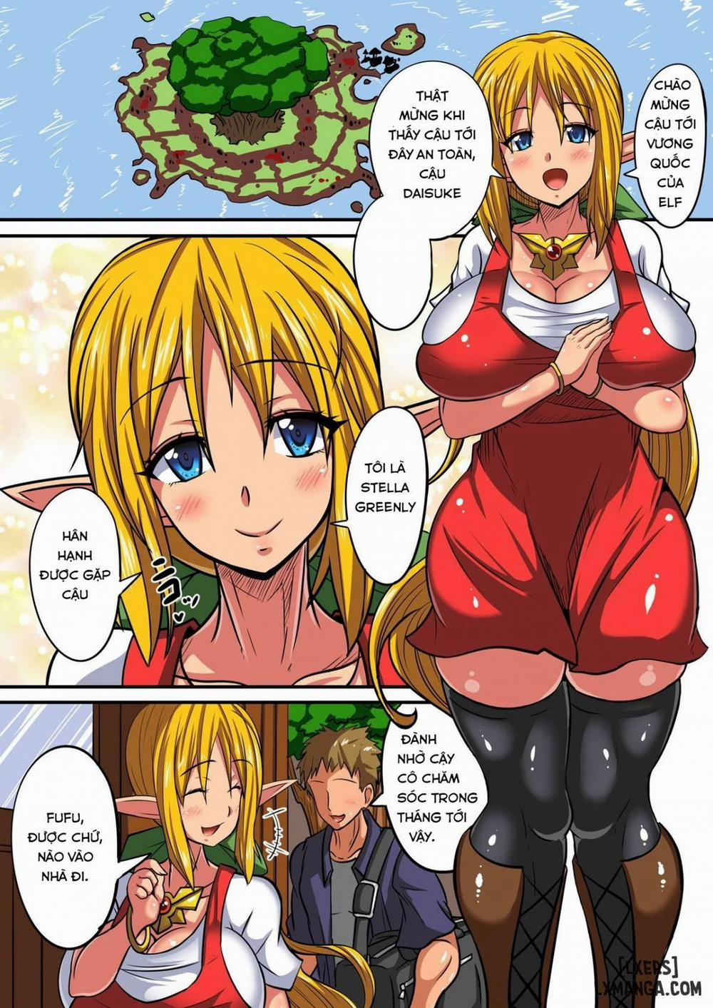Elf Oyako to Pakopako Ibunka Kouryuu Oneshot trang 1