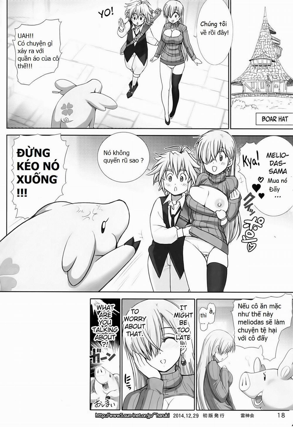 Elizabeth Ni Rei No Sweater Kisete Mita (Nanatsu no Taizai) One shot trang 15