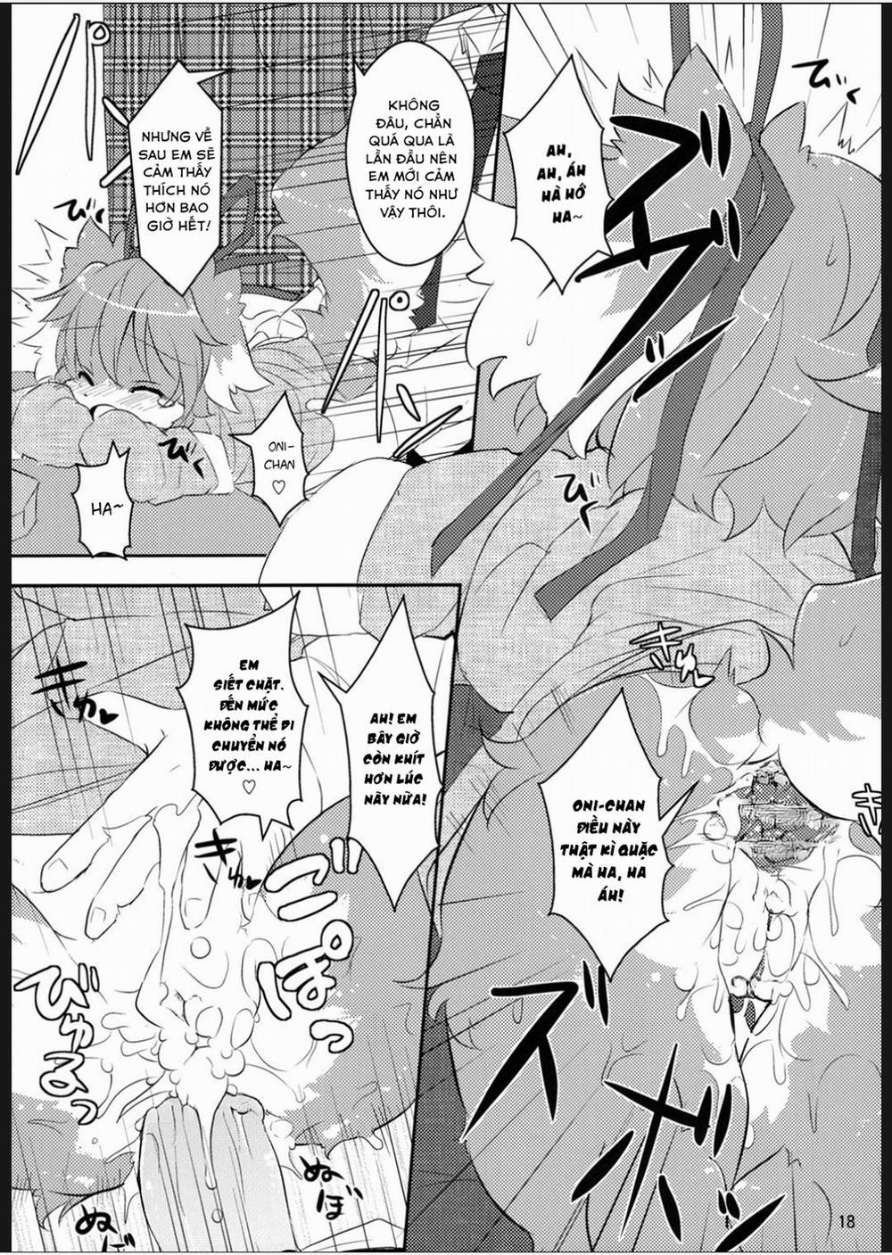 Em gái bé nhỏ của tôi là một con thú cưng Oneshot trang 17