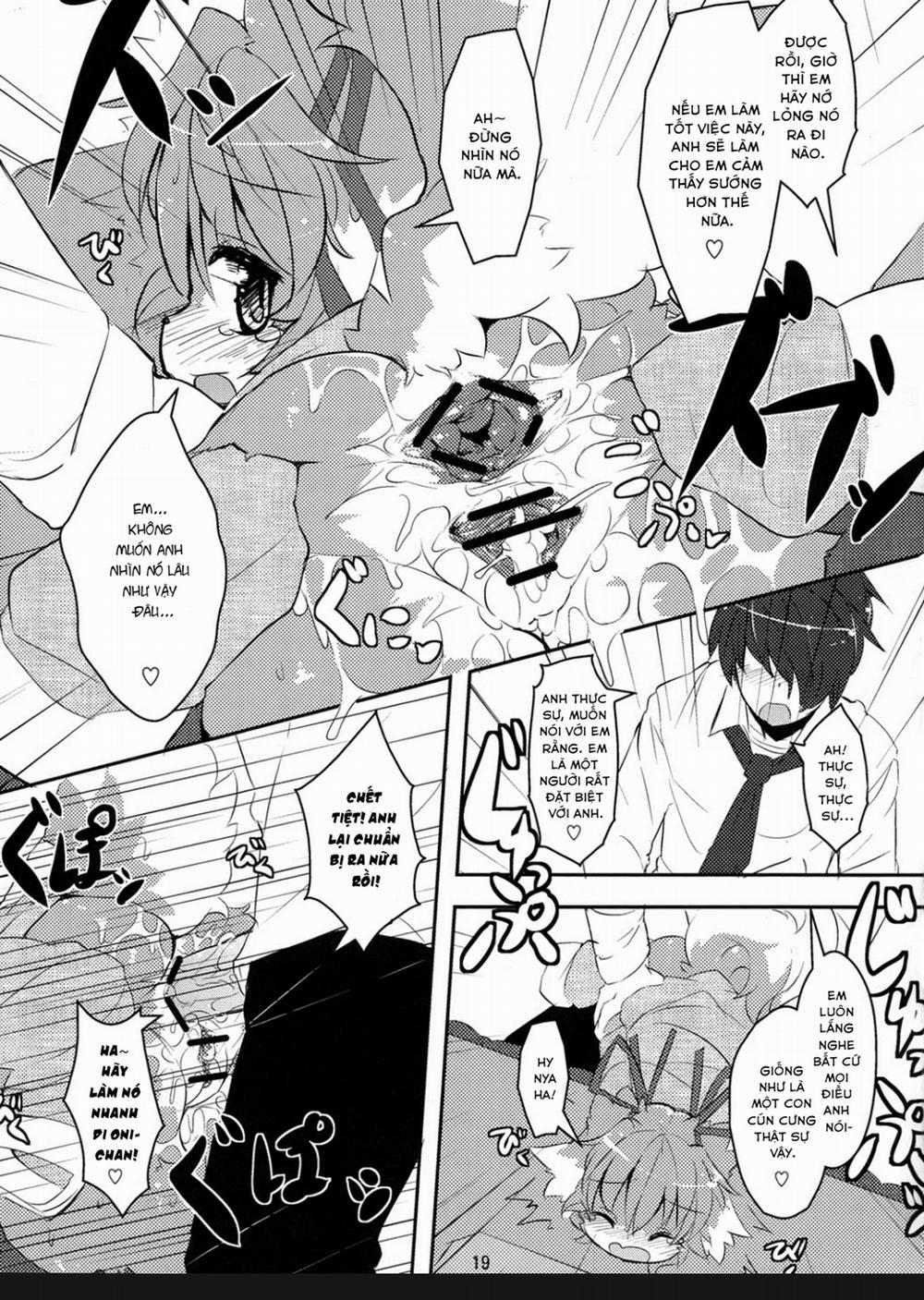 Em gái bé nhỏ của tôi là một con thú cưng Oneshot trang 18