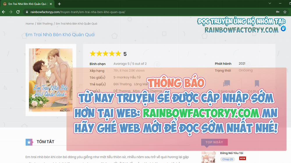 Em Trai Nhà Bên Khó Quản Quá 8 trang 33