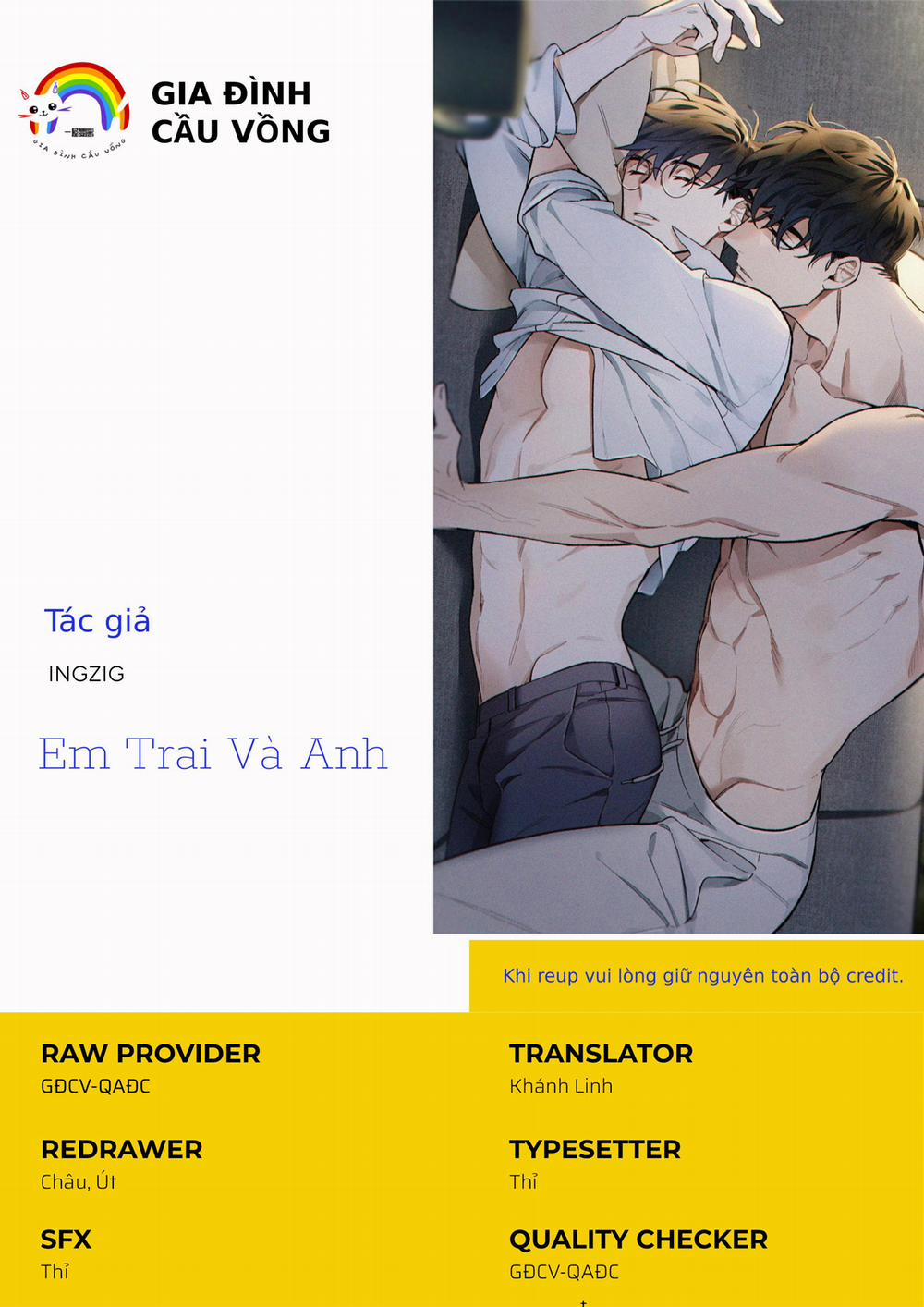 [EM TRAI VÀ ANH] CHỨNG MẤT NGỦ 2.2 trang 0