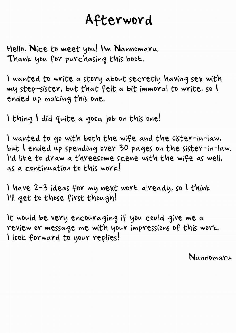 Em vợ tôi, người đã đến nhà chúng tôi thật quyến rũ, vì vậy tôi đã địt em ấy mà vợ tôi không biết! Oneshot trang 38