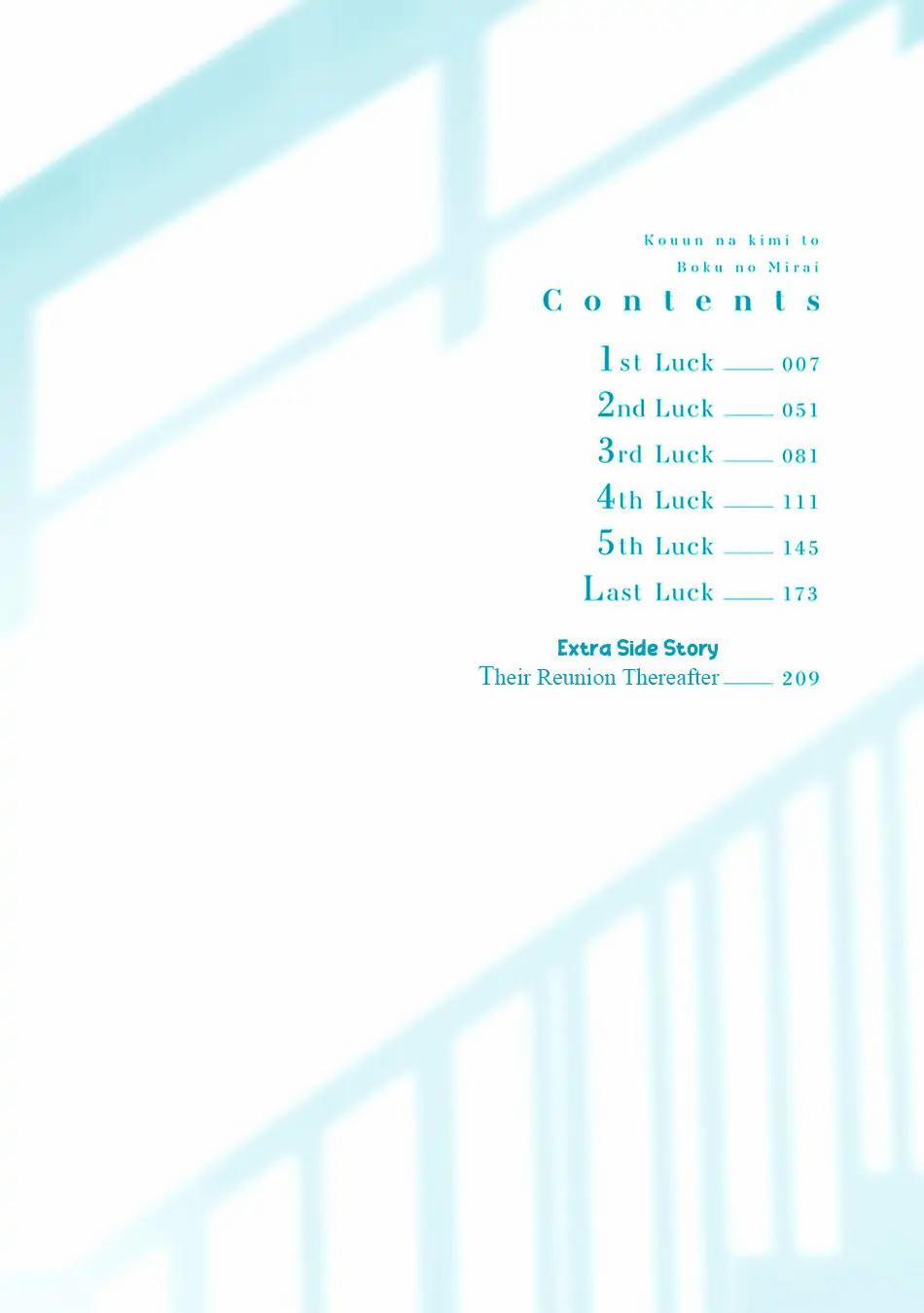 (END) Tương Lai May Mắn Của Chúng Ta 1 trang 3