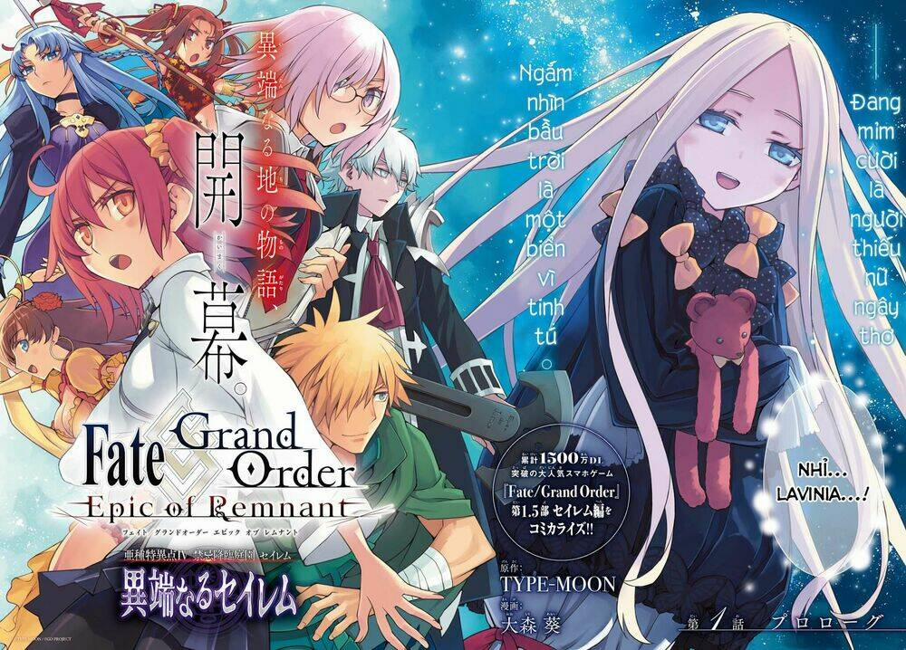 Fate/grand Order: Epic Of Remnant – Salem 1 trang 3