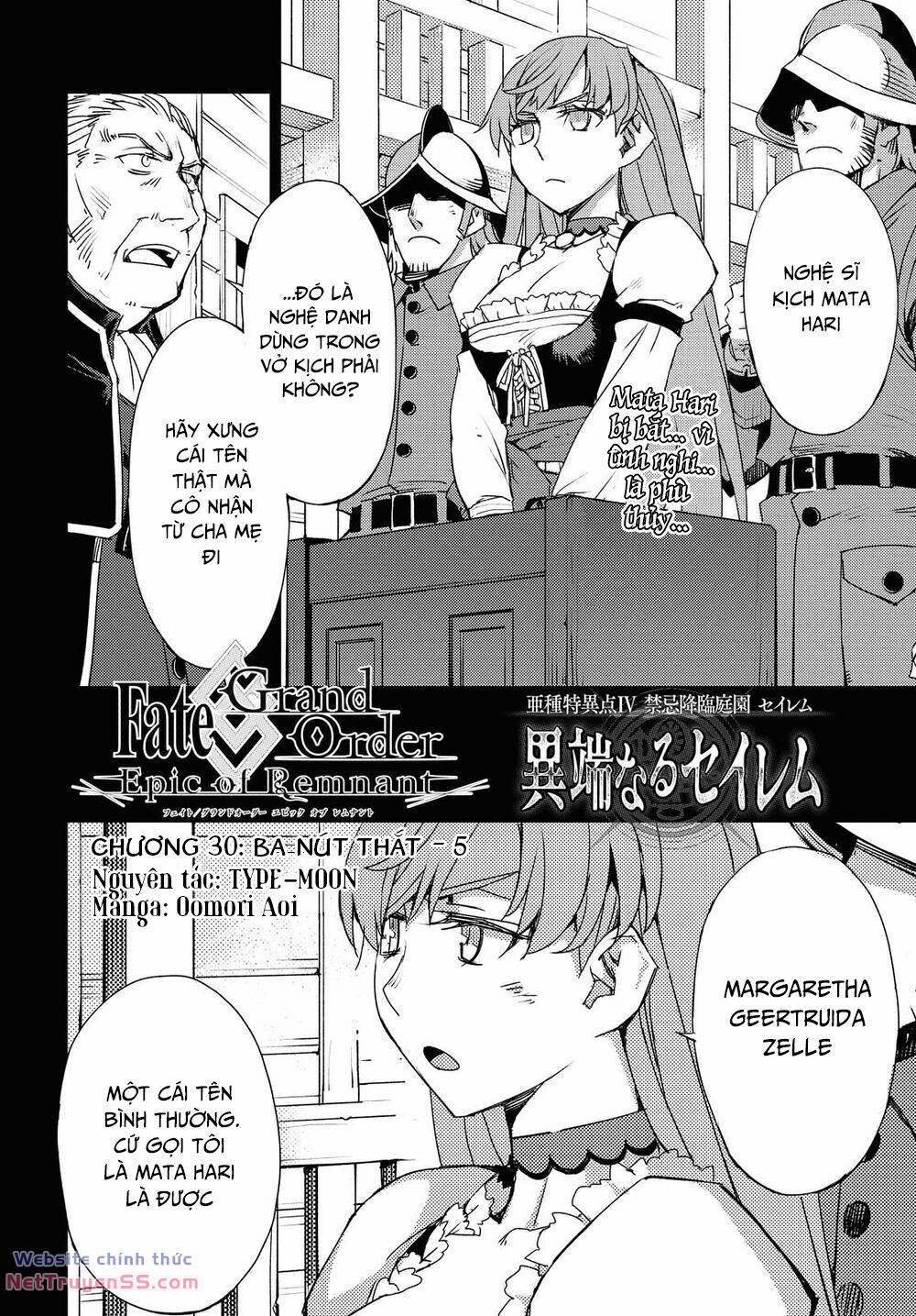Fate/grand Order: Epic Of Remnant – Salem 30 trang 2