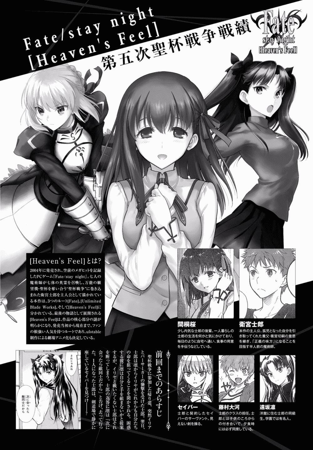 Fate/stay Night Heaven's Feel 13 trang 0