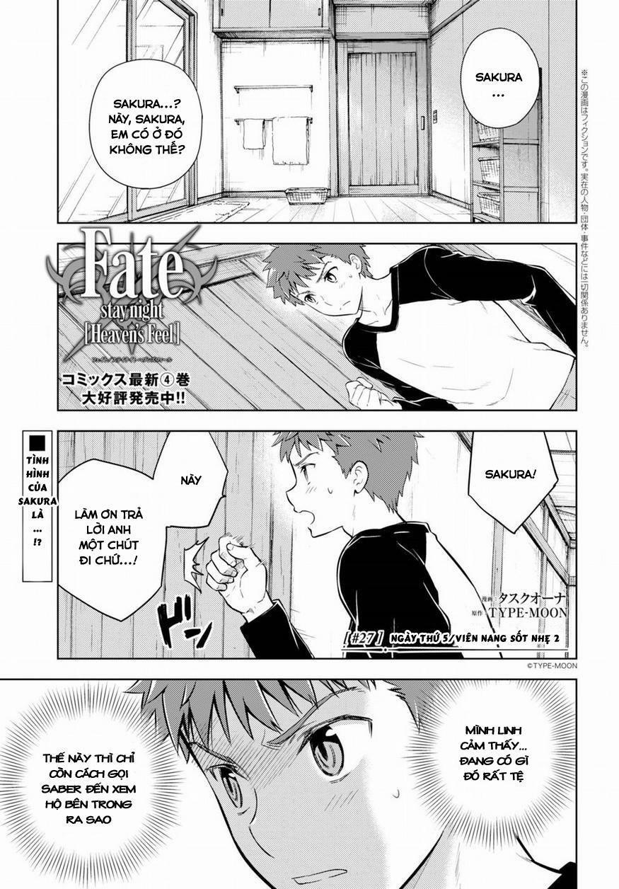 Fate/stay Night Heaven's Feel 27 trang 0