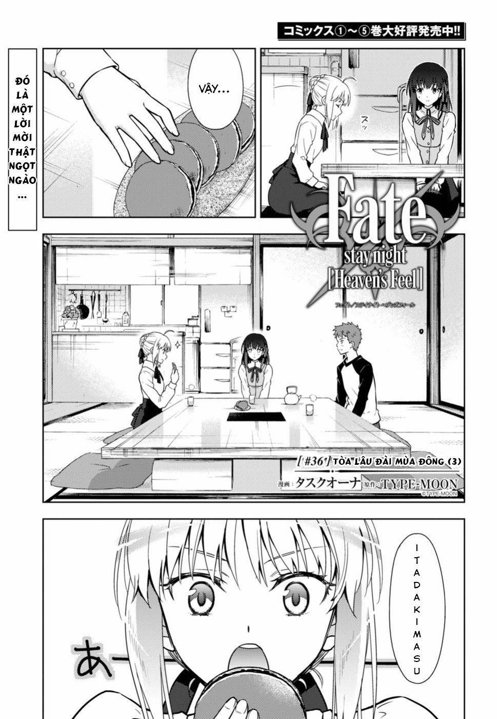 Fate/stay Night Heaven's Feel 36 trang 0