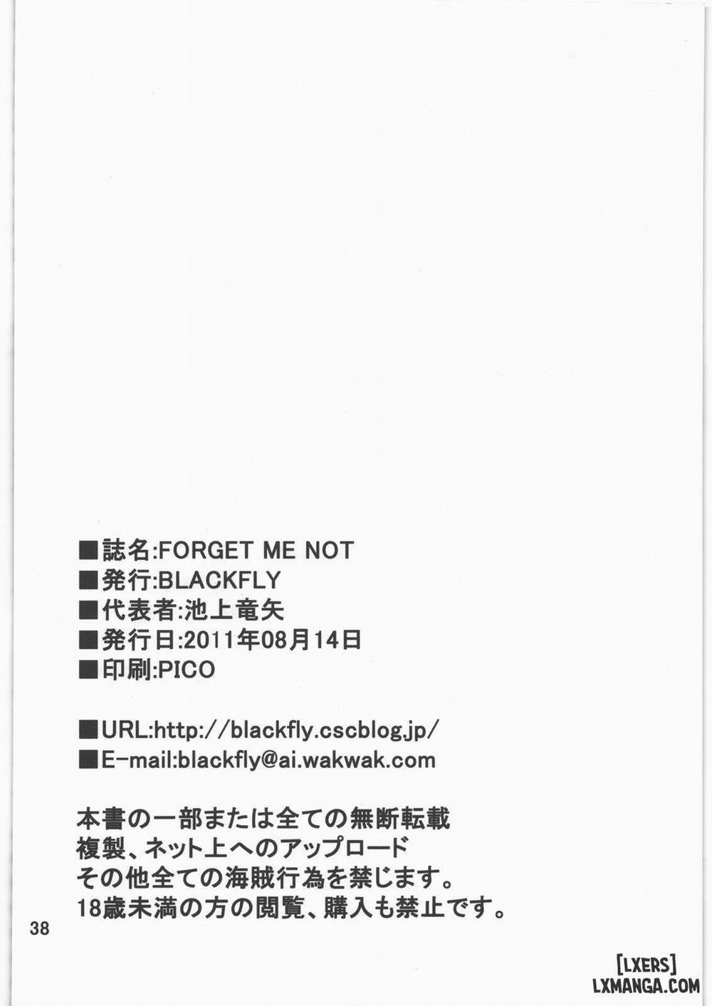 FORGET ME NOT Oneshot trang 32