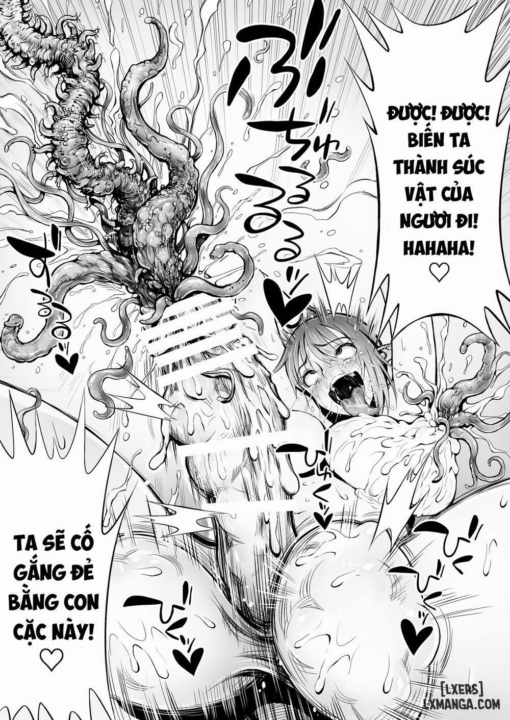 Futanari Chinpo ni Shokushu Sanran Oneshot trang 47