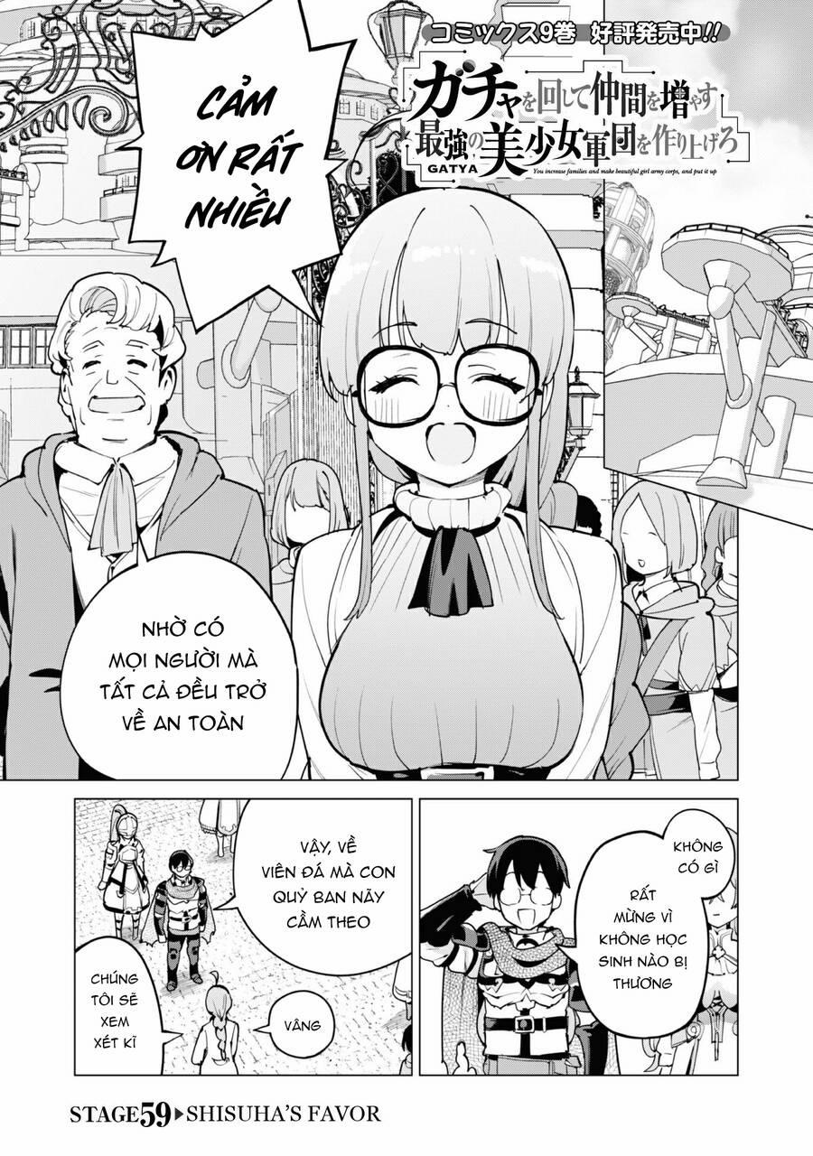 Gacha Wo Mawashite Nakama Wo Fuyasu Saikyou No Bishoujo Gundan Wo Tsukuriagero 59 trang 2