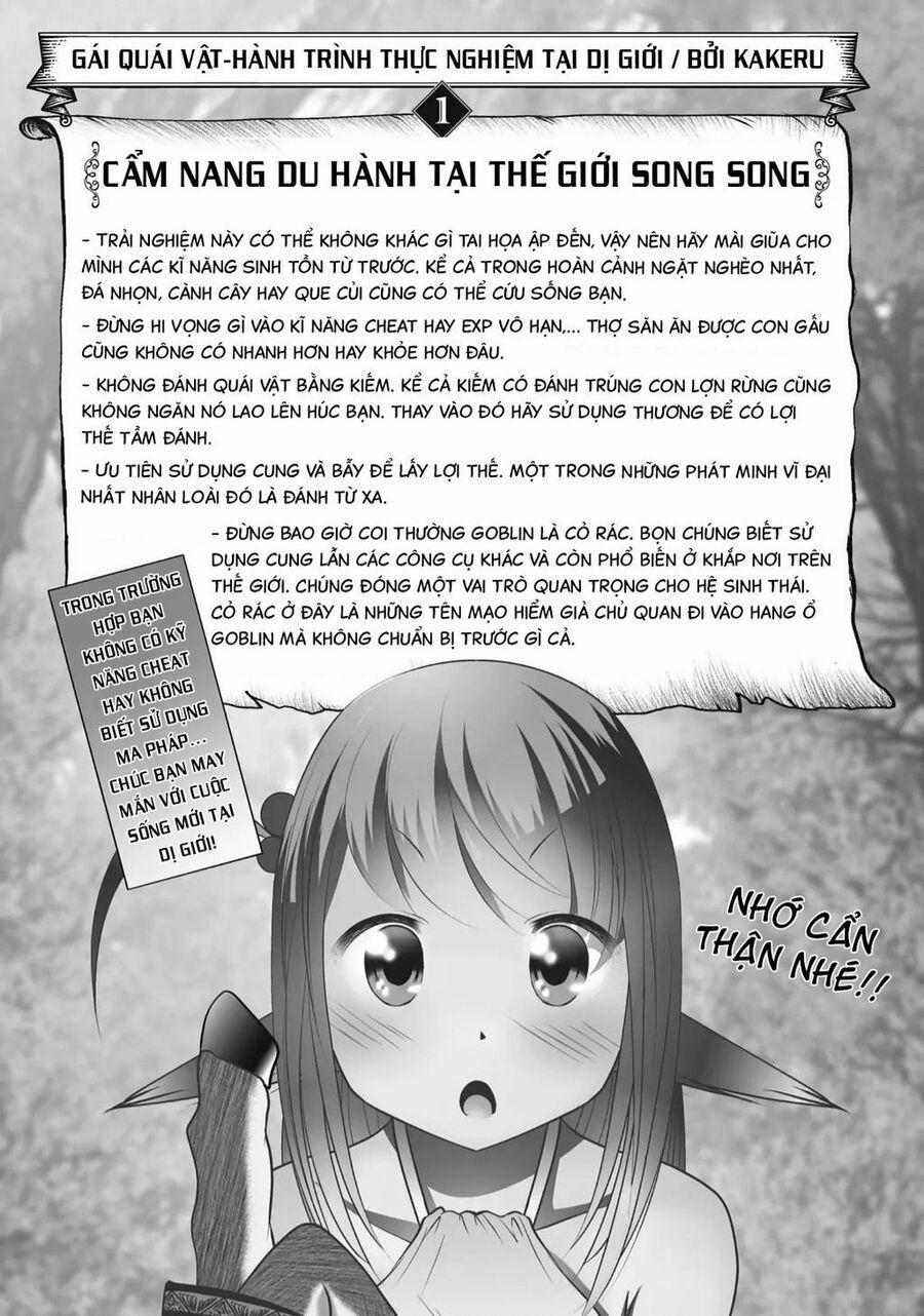 Gái Quái Vật - Hành Trình Thực Nghiệm Tại Dị Giới 1 trang 3