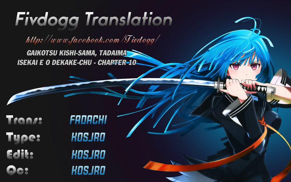 Gaikotsu Kishi-Sama, Tadaima Isekai E O Dekake-Chū 10 trang 0