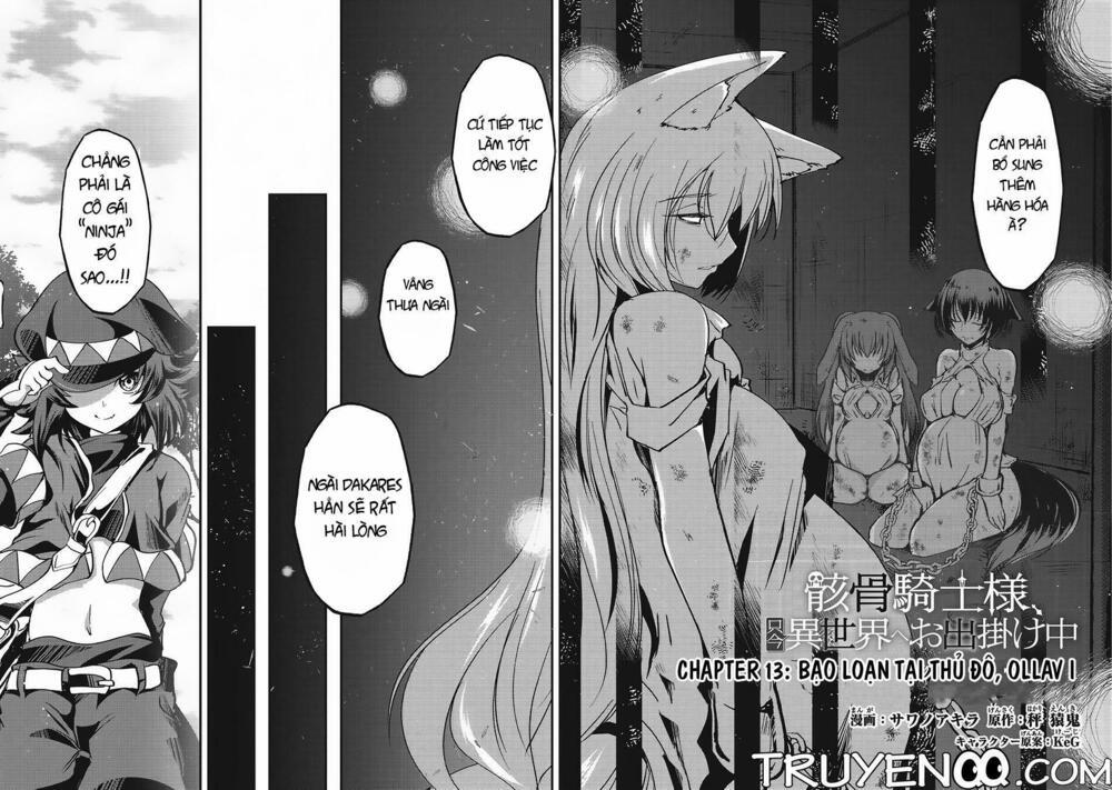 Gaikotsu Kishi-Sama, Tadaima Isekai E O Dekake-Chū 13 trang 1