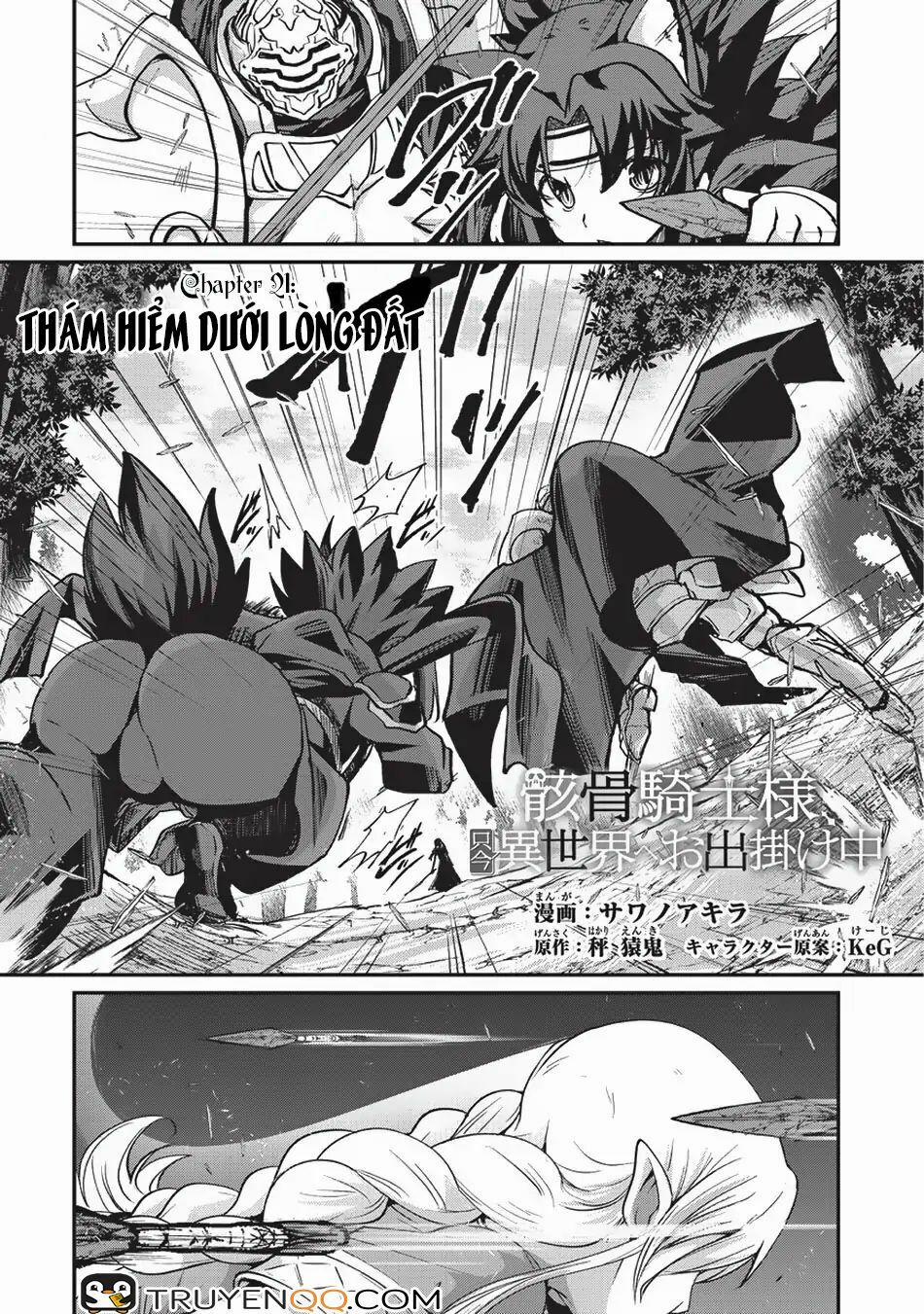 Gaikotsu Kishi-Sama, Tadaima Isekai E O Dekake-Chū 21 trang 1