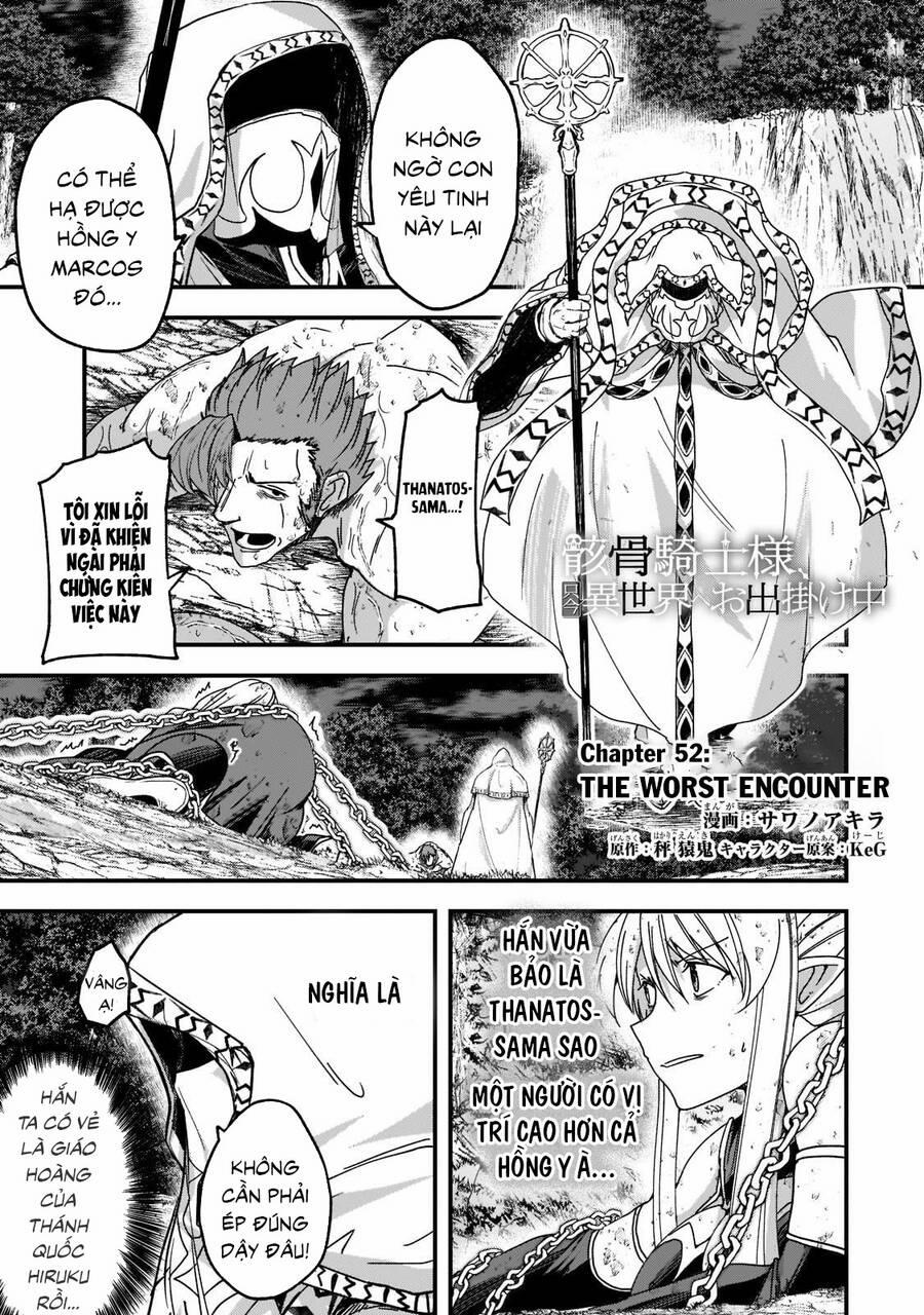 Gaikotsu Kishi-Sama, Tadaima Isekai E O Dekake-Chū 52 trang 1