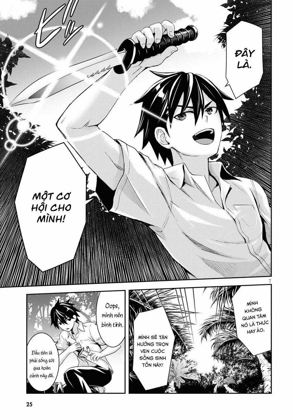 Gakkou No Minna To Isekai No Mujintou Ni Tenishitakedo Ore Dake Rakushou Desu 1 trang 11