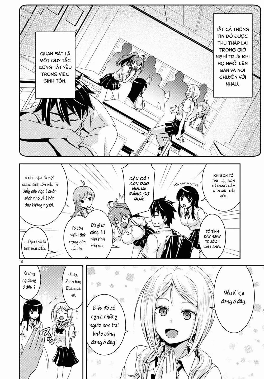 Gakkou No Minna To Isekai No Mujintou Ni Tenishitakedo Ore Dake Rakushou Desu 1 trang 20