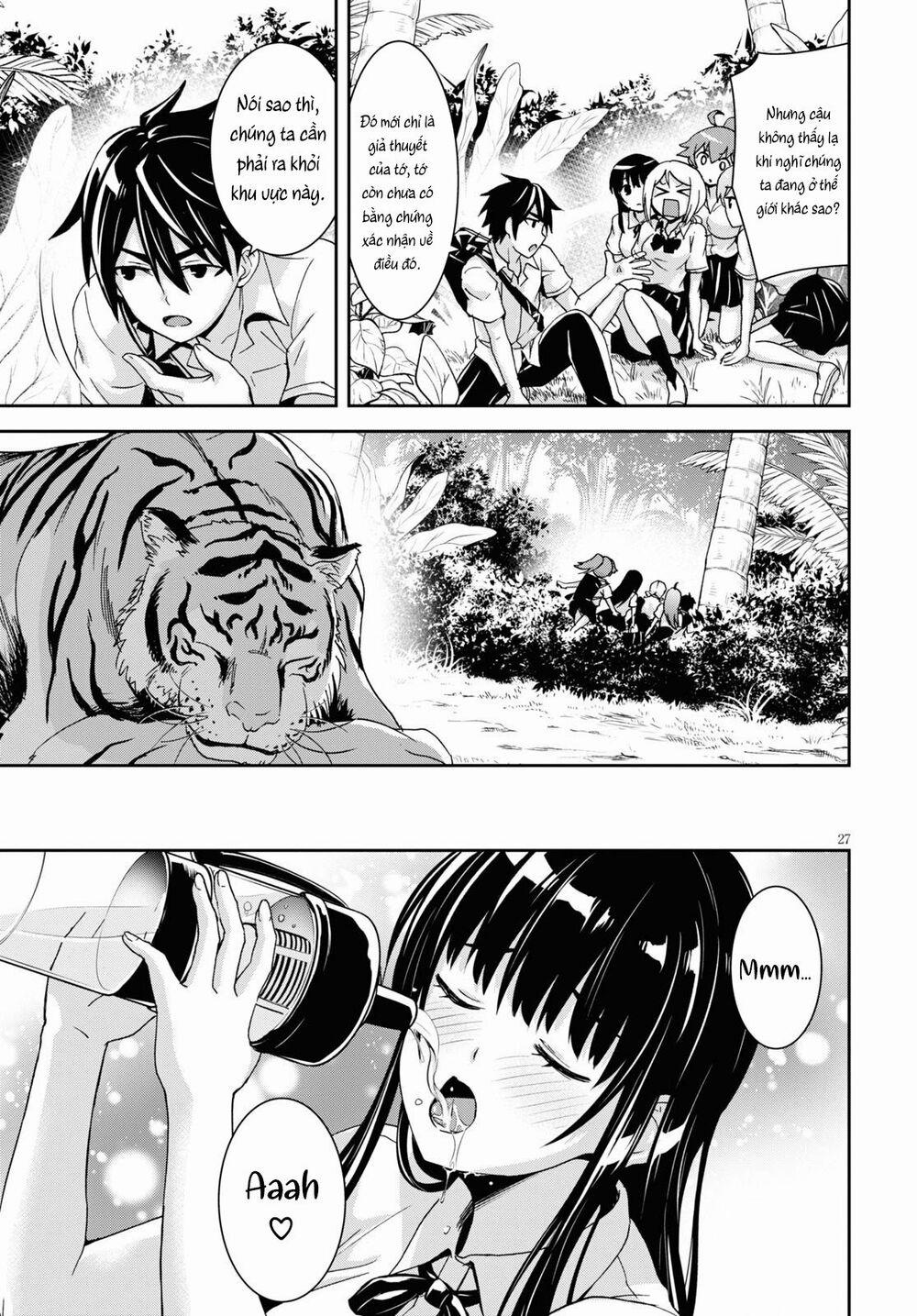 Gakkou No Minna To Isekai No Mujintou Ni Tenishitakedo Ore Dake Rakushou Desu 1 trang 31