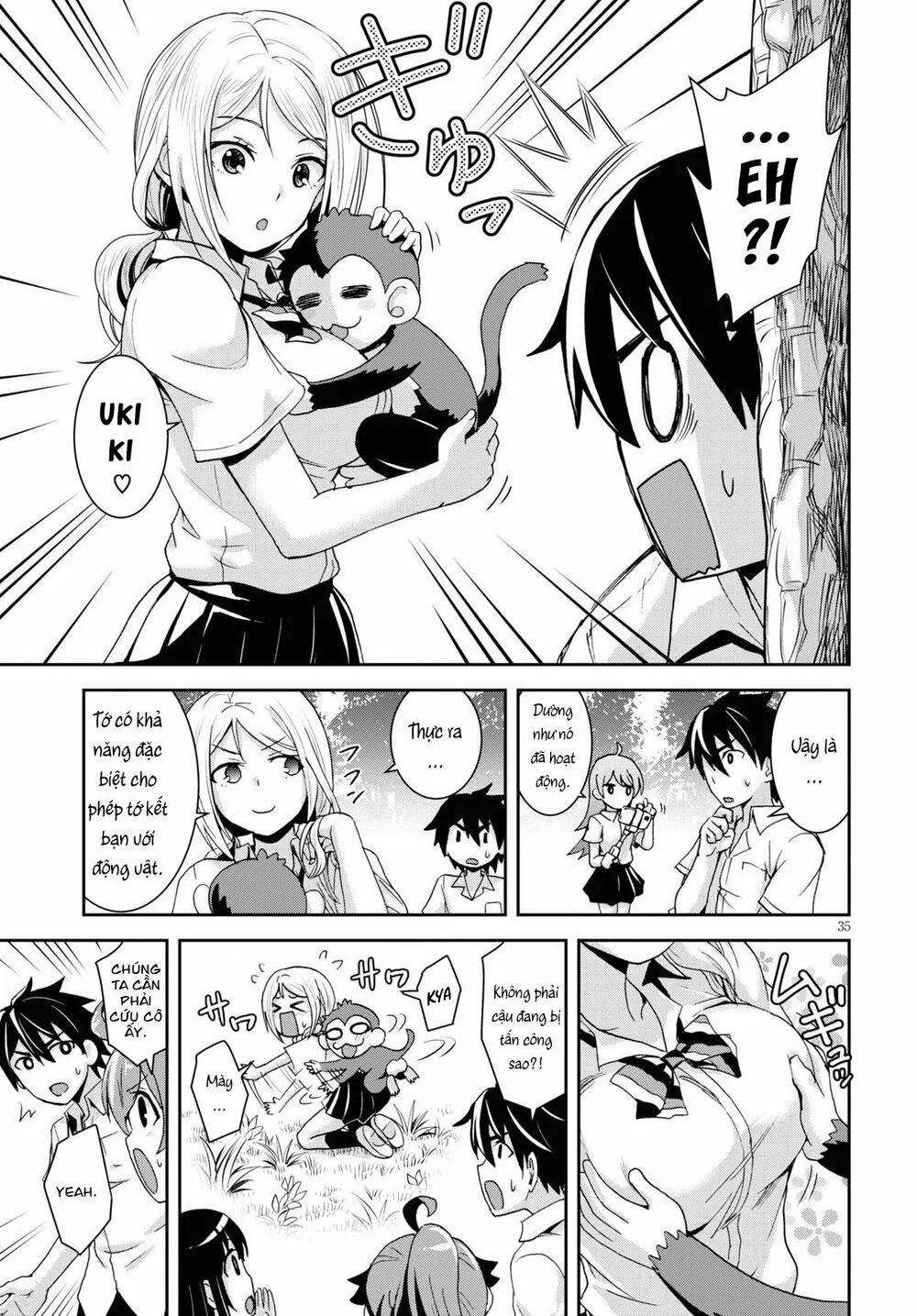 Gakkou No Minna To Isekai No Mujintou Ni Tenishitakedo Ore Dake Rakushou Desu 1 trang 39