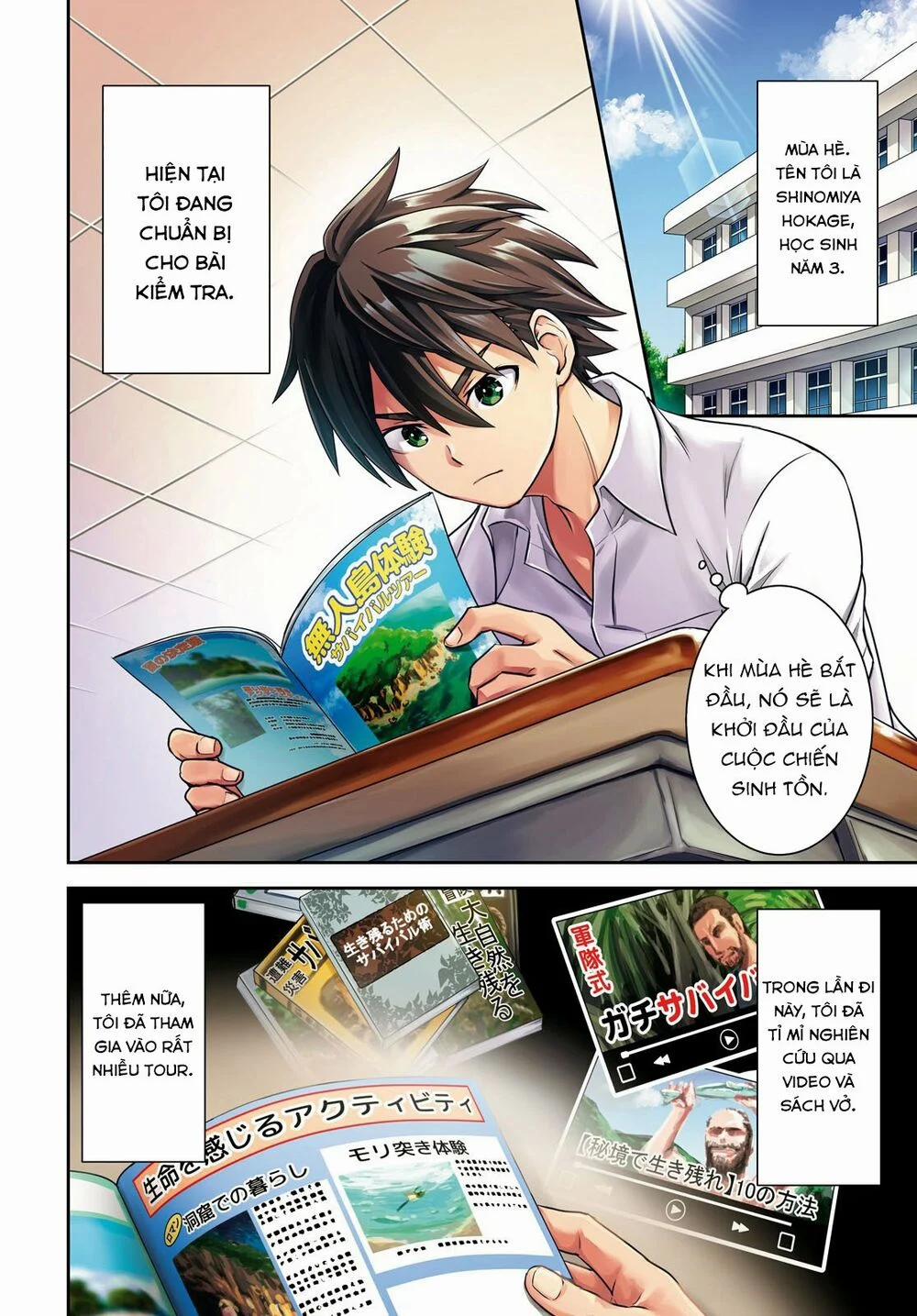 Gakkou No Minna To Isekai No Mujintou Ni Tenishitakedo Ore Dake Rakushou Desu 1 trang 4