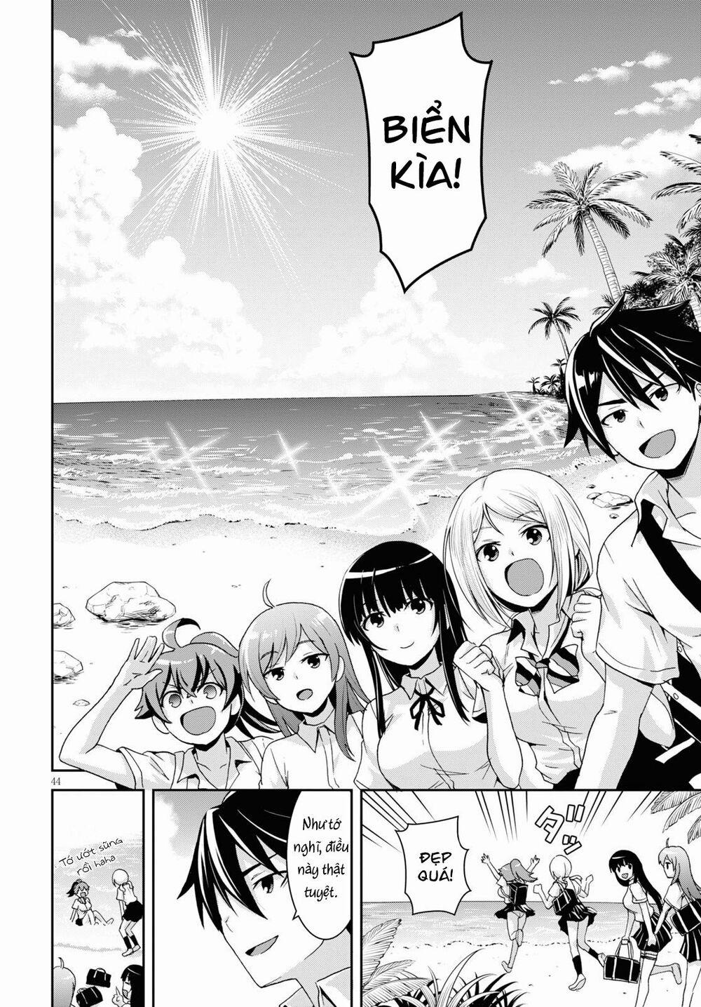 Gakkou No Minna To Isekai No Mujintou Ni Tenishitakedo Ore Dake Rakushou Desu 1 trang 48