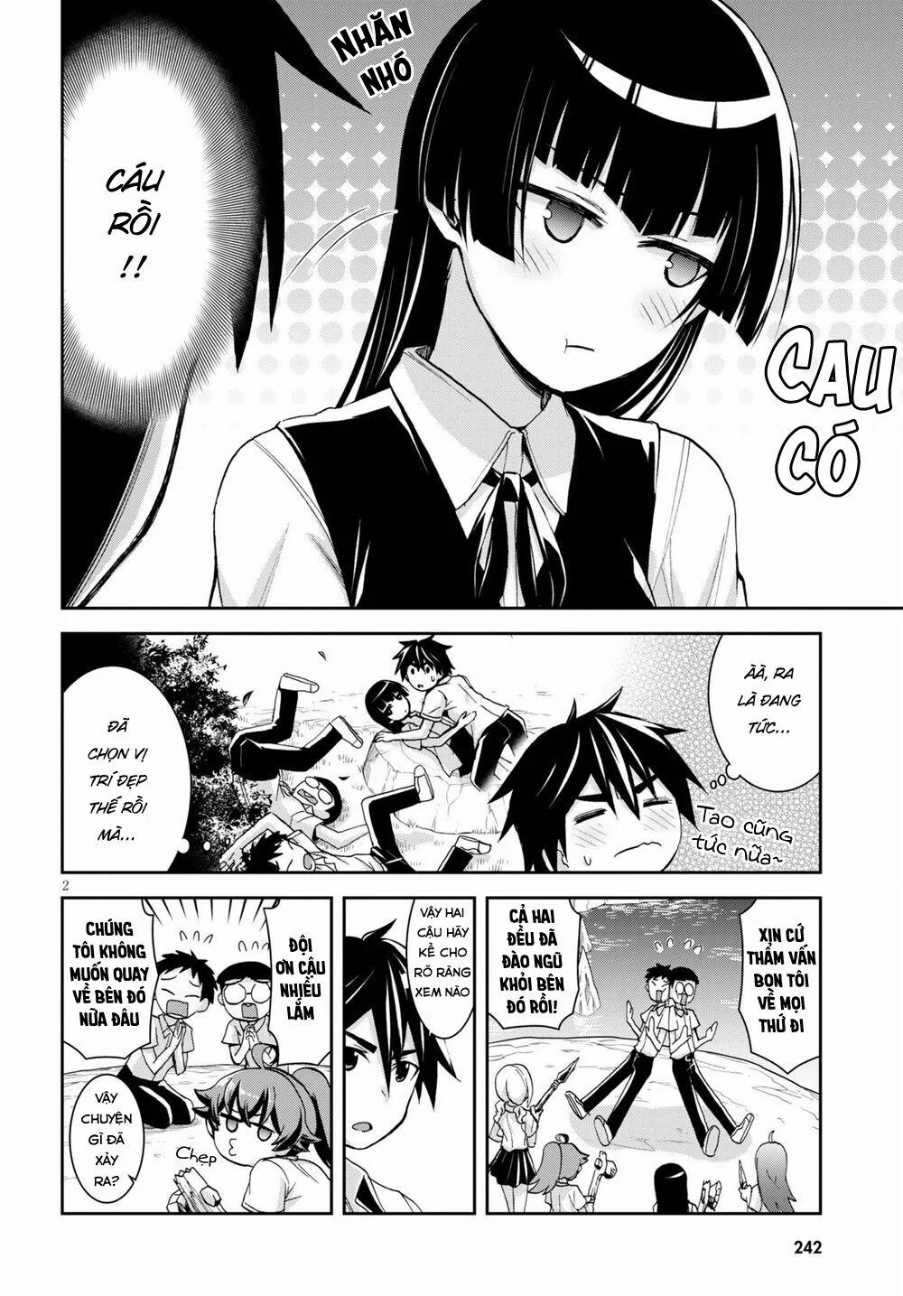 Gakkou No Minna To Isekai No Mujintou Ni Tenishitakedo Ore Dake Rakushou Desu 12 trang 3