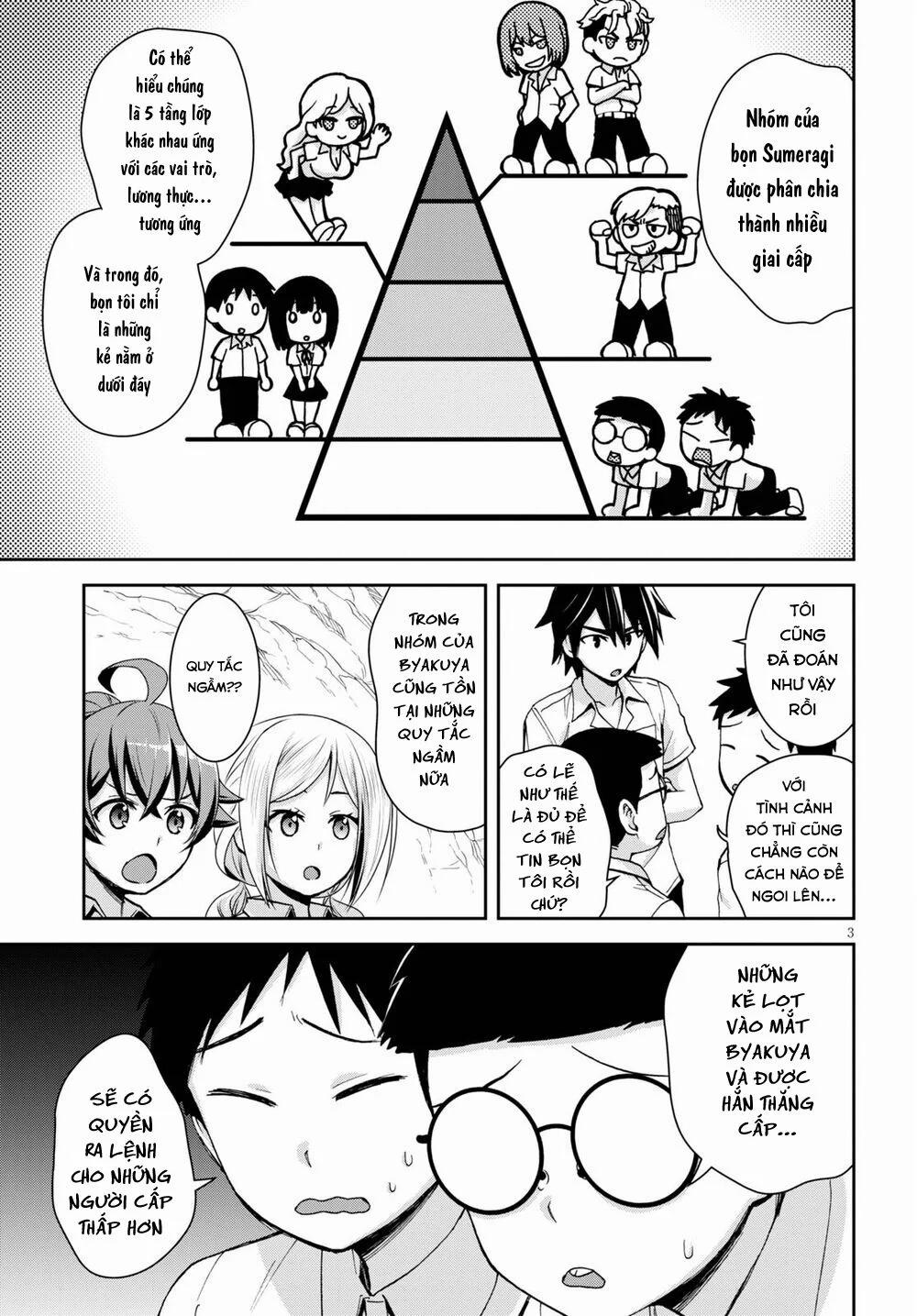 Gakkou No Minna To Isekai No Mujintou Ni Tenishitakedo Ore Dake Rakushou Desu 12 trang 4