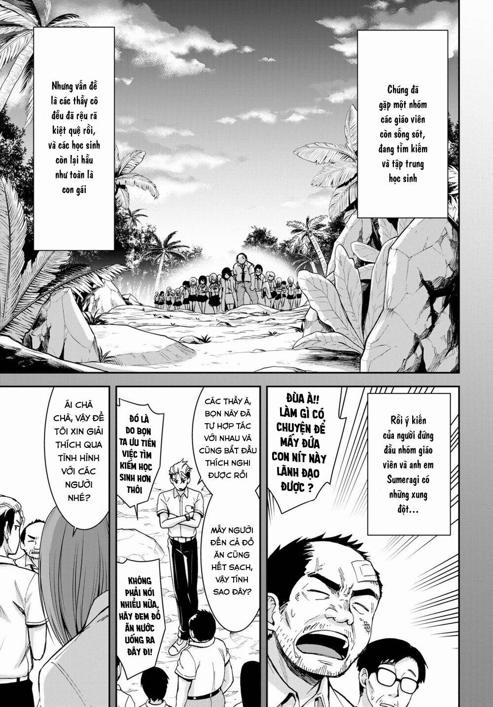 Gakkou No Minna To Isekai No Mujintou Ni Tenishitakedo Ore Dake Rakushou Desu 12 trang 6