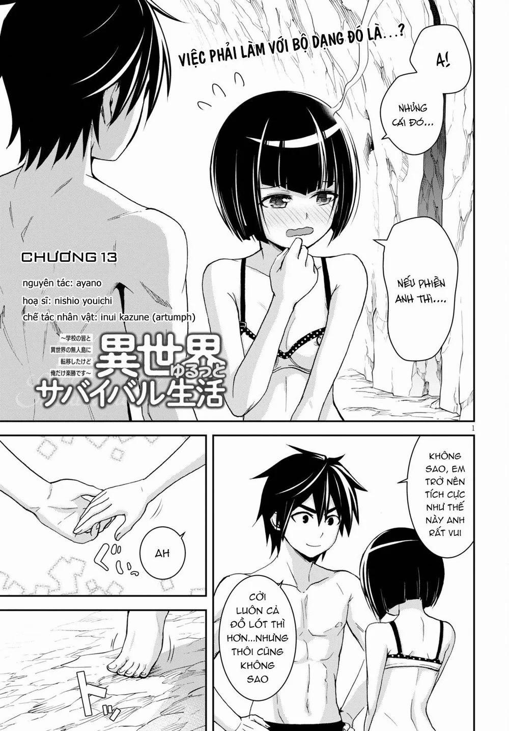 Gakkou No Minna To Isekai No Mujintou Ni Tenishitakedo Ore Dake Rakushou Desu 13 trang 2