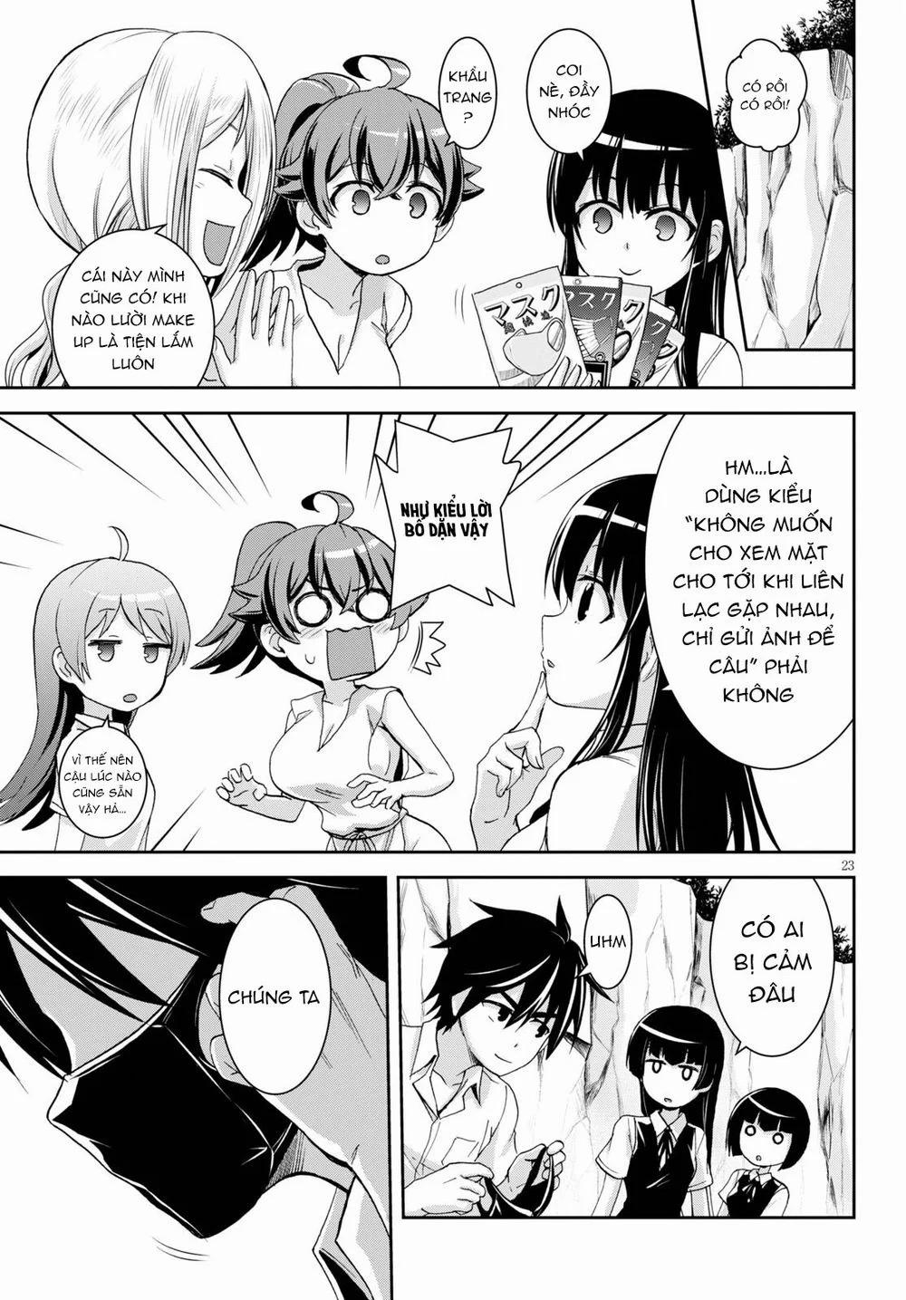 Gakkou No Minna To Isekai No Mujintou Ni Tenishitakedo Ore Dake Rakushou Desu 14 trang 23