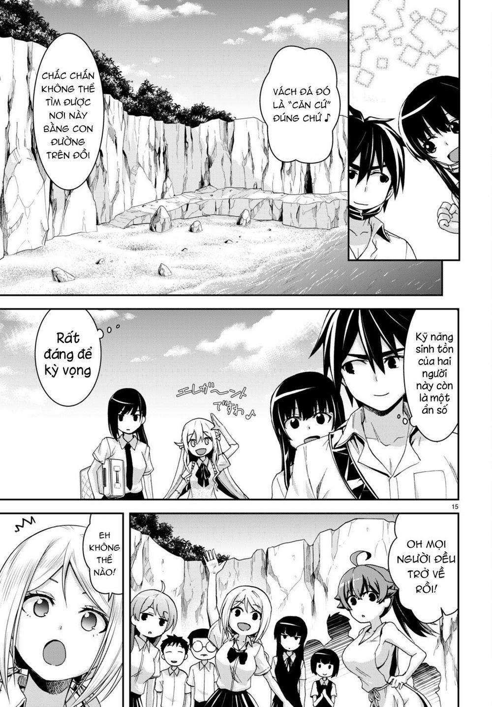 Gakkou No Minna To Isekai No Mujintou Ni Tenishitakedo Ore Dake Rakushou Desu 16 trang 15