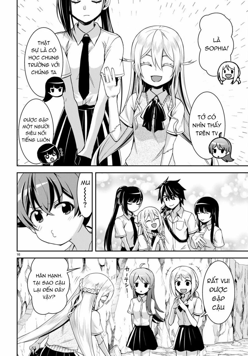 Gakkou No Minna To Isekai No Mujintou Ni Tenishitakedo Ore Dake Rakushou Desu 16 trang 16