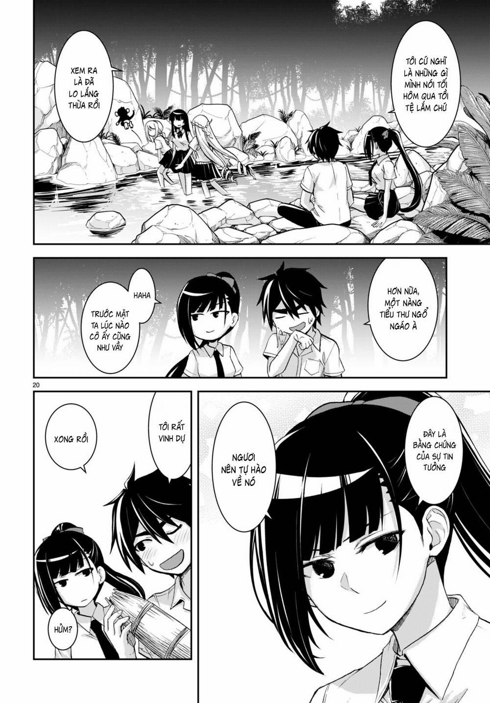 Gakkou No Minna To Isekai No Mujintou Ni Tenishitakedo Ore Dake Rakushou Desu 19 trang 20