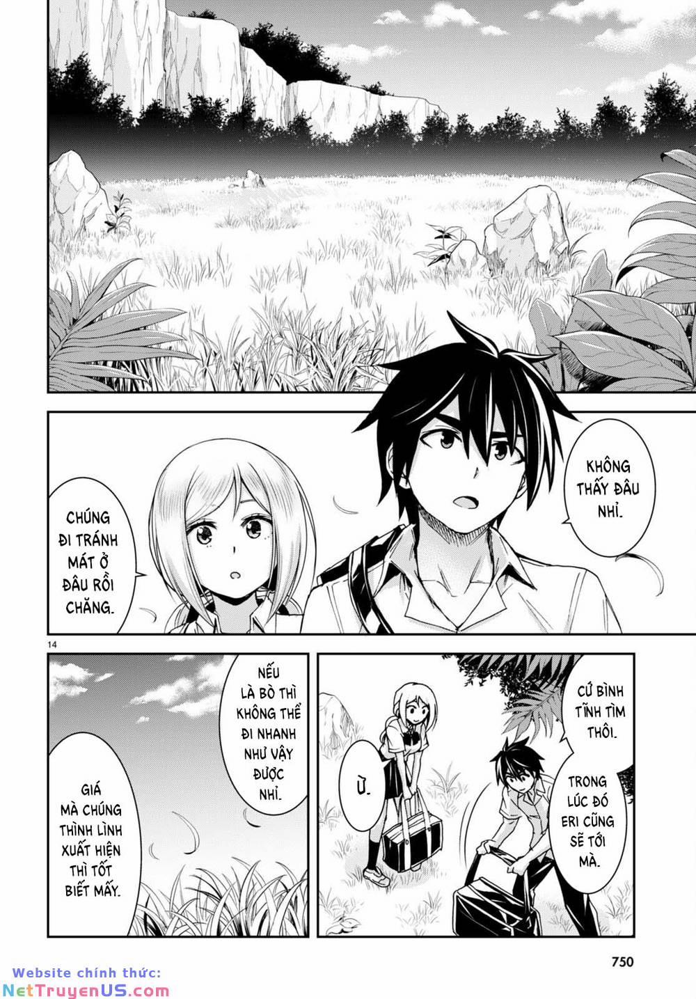 Gakkou No Minna To Isekai No Mujintou Ni Tenishitakedo Ore Dake Rakushou Desu 20 trang 14