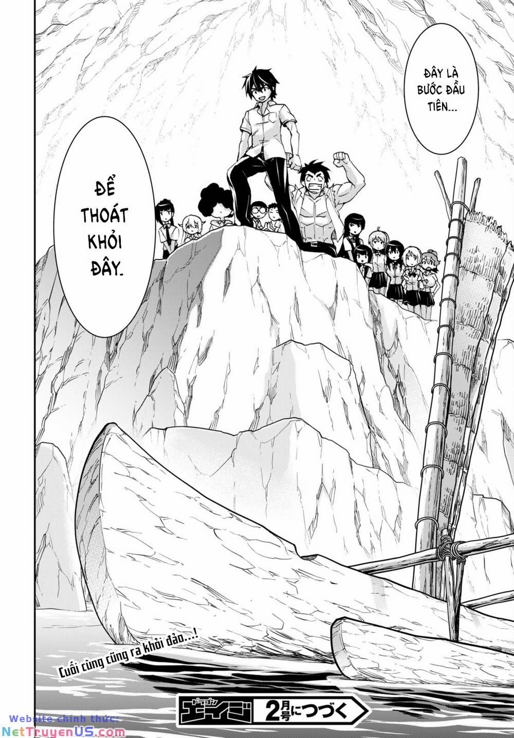 Gakkou No Minna To Isekai No Mujintou Ni Tenishitakedo Ore Dake Rakushou Desu 24 trang 28