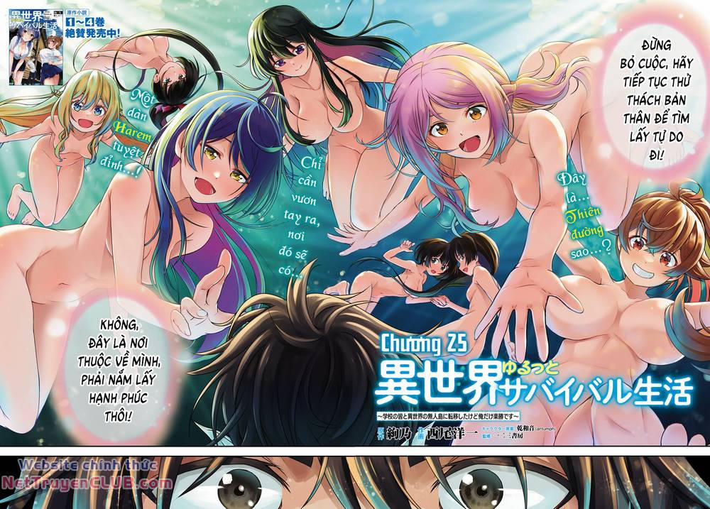 Gakkou No Minna To Isekai No Mujintou Ni Tenishitakedo Ore Dake Rakushou Desu 25 trang 5