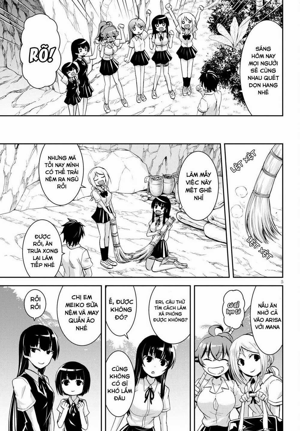 Gakkou No Minna To Isekai No Mujintou Ni Tenishitakedo Ore Dake Rakushou Desu 9 trang 6