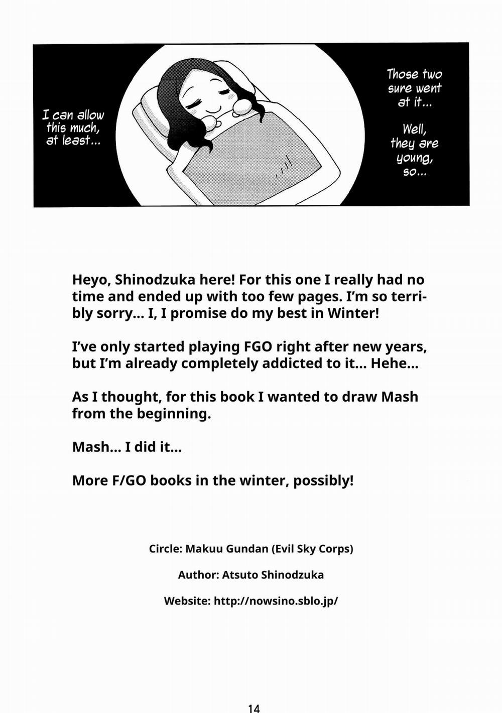 Ganbaru Kouhai (Fate/Grand Order) Oneshot trang 13