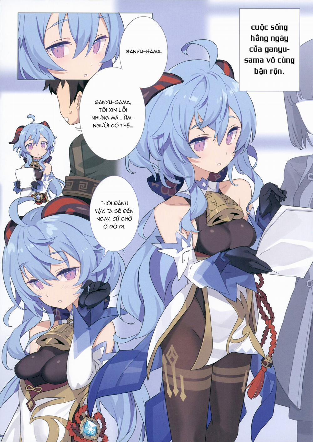 Ganyu-sama Who Keeps The Work Going Oneshot trang 5