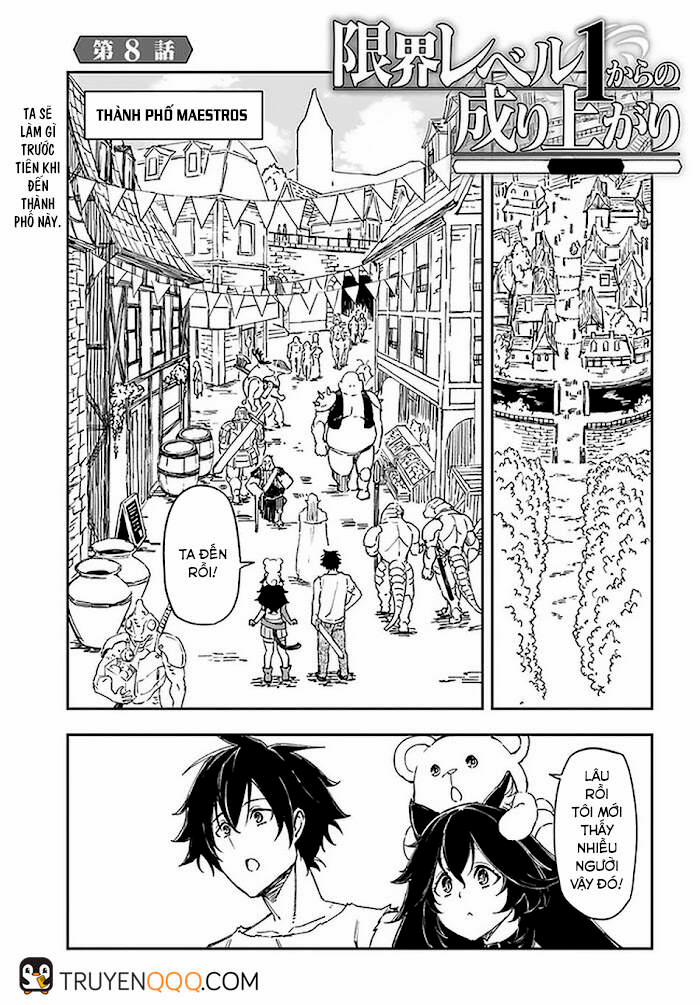 Genkai Level 1 Kara No Nariagari: Saijaku Level No Ore Ga Isekai Saikyou Ni Naru Made 8 trang 1