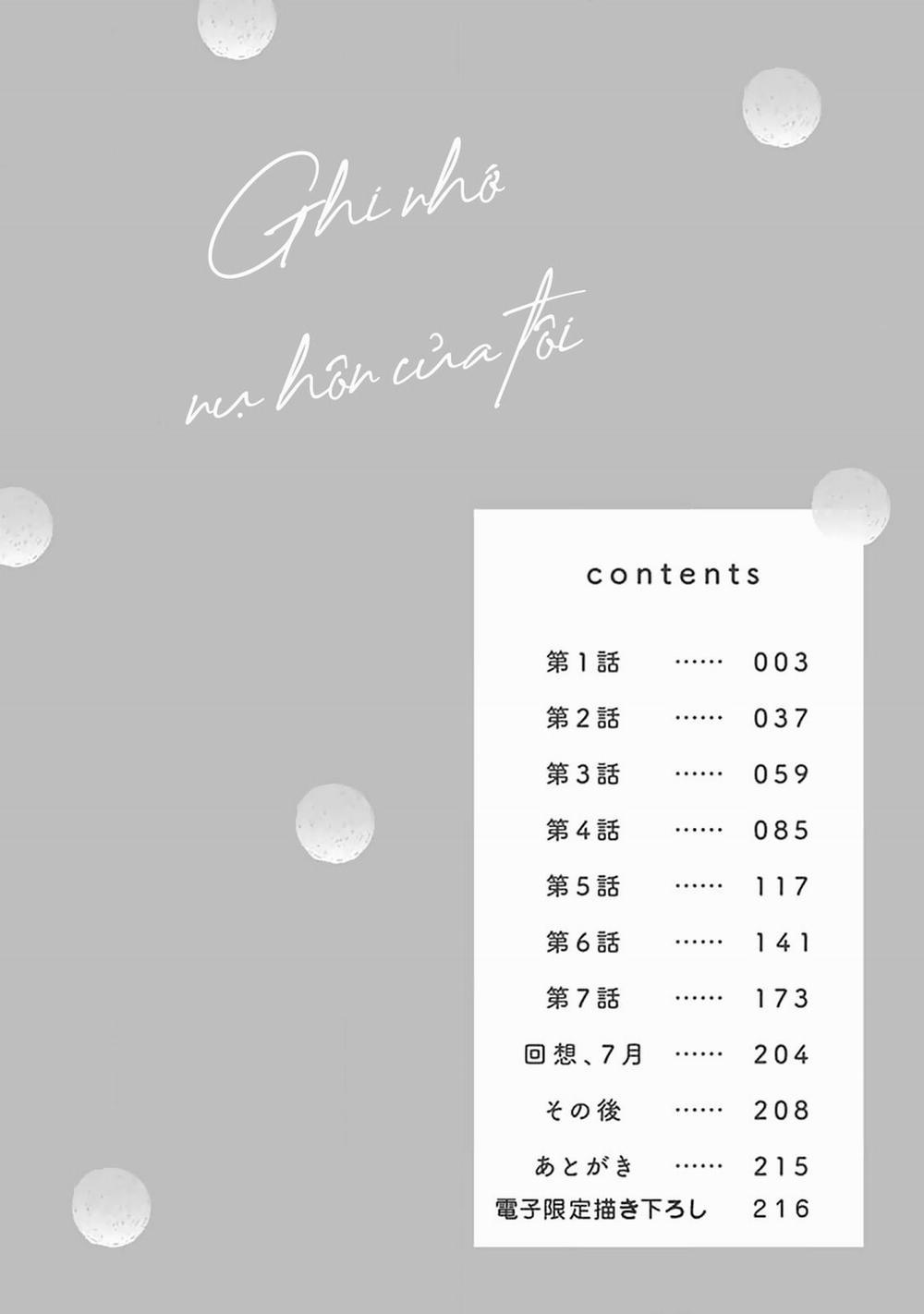 Ghi Nhớ Nụ Hôn Của Tôi 1 trang 3