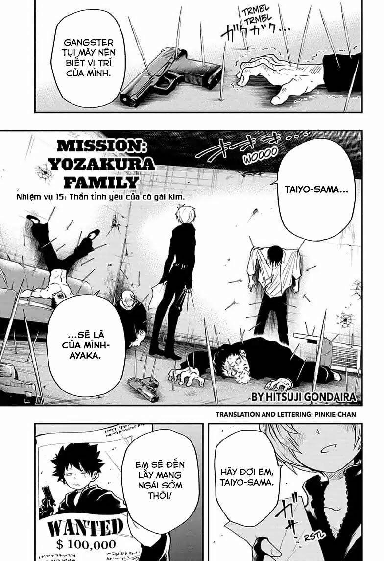 Gia Tộc Điệp Viên Yozakura 15 trang 1