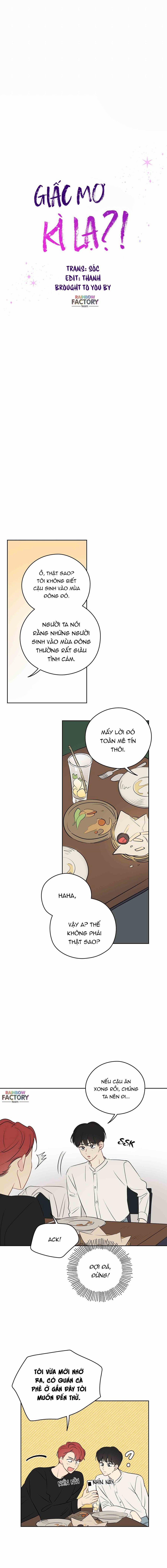 Giấc Mơ Kì Lạ 21 trang 1